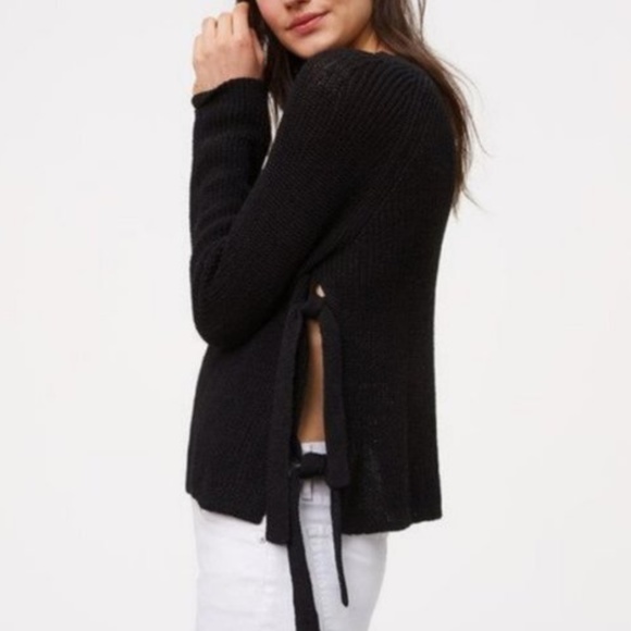 NWT Loft Tie Sweater - Picture 8 of 9